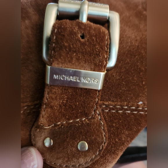 Michael Kors brown suede boots, size 5.5 - Picture 3 of 4